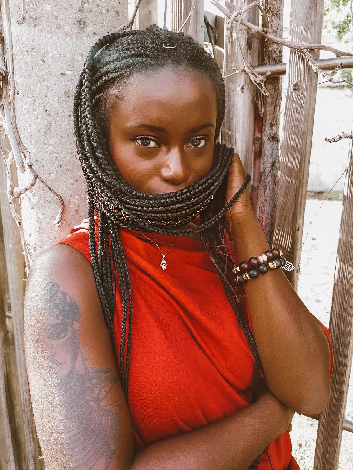 Portraitfoto with braids_Cissiama