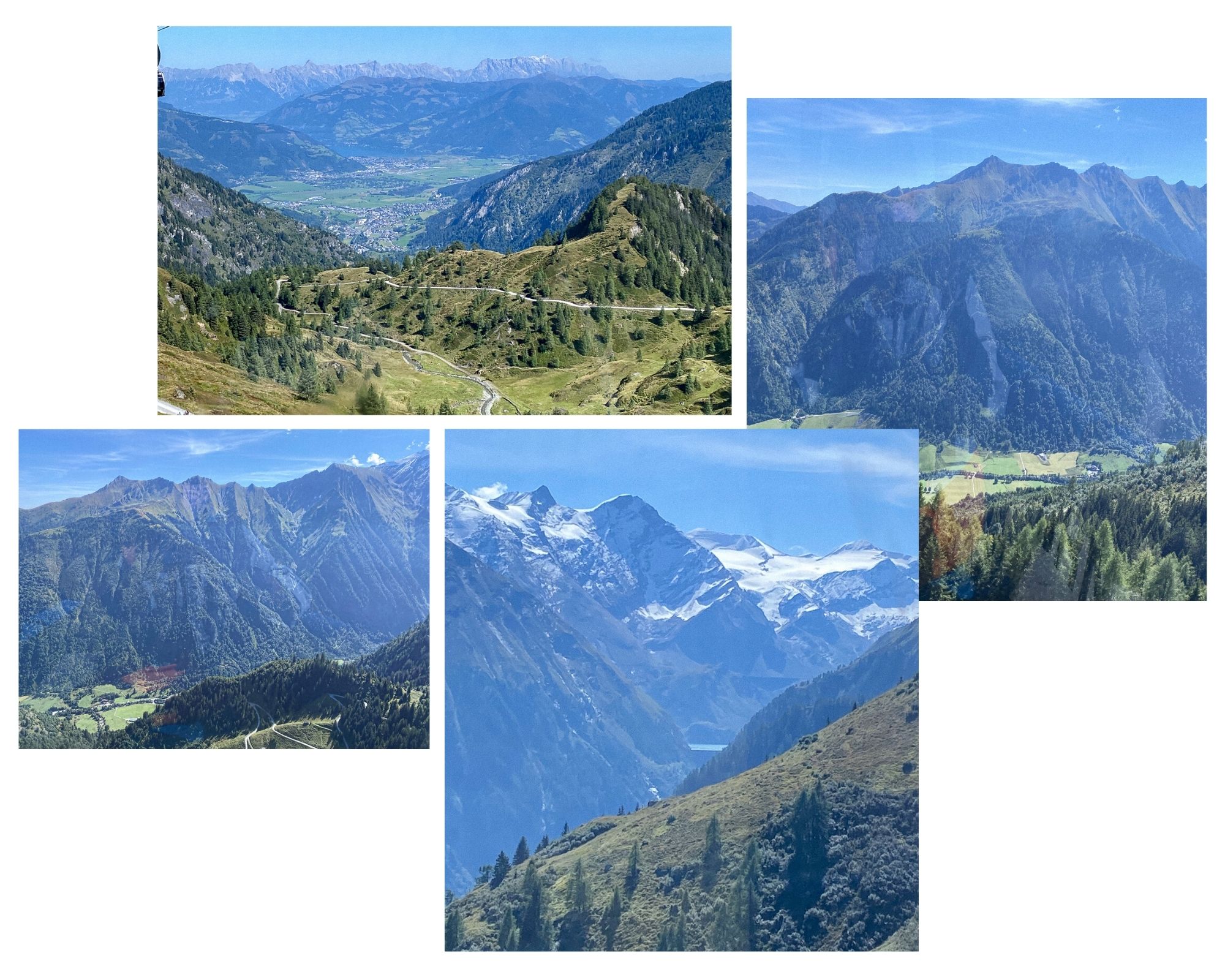 Mountain view collage