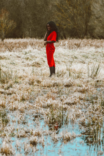 Portrait shot of red dress_cissiama